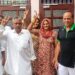 हिसार जीत के बाद खुशी जाहिर करते संजय के माता,पिता , कोच राजेंद्र सिहाग