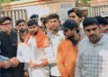 गऊ माता को राष्ट्रीय पशु का दर्जा दिलाने के लिए युवाओं का पैदल मार्च