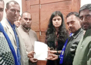 बाबा साहेब की प्रतिमा खंडित करने के विरोध में उतरी बसपा, राष्ट्रपति के नाम सौंपा ज्ञापन