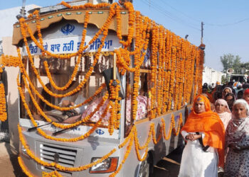 गुरु तेग बहादुर साहिब के शहीदी दिवस पर गुरुद्वारा साहिब गोबिंद नगर ने निकाला नगर कीर्तन