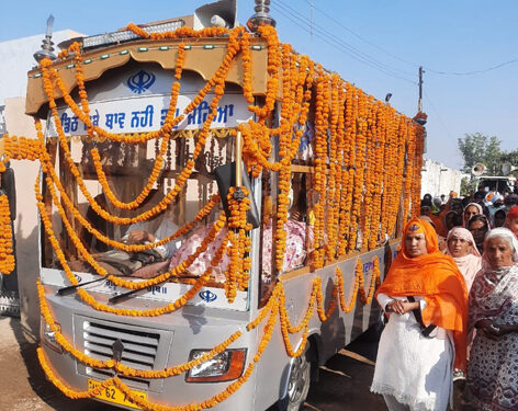 गुरु तेग बहादुर साहिब के शहीदी दिवस पर गुरुद्वारा साहिब गोबिंद नगर ने निकाला नगर कीर्तन