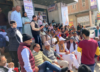 सुमन श्योराण ने बिना किसी लाव-लश्कर के साधारण तरीके से वार्ड 14 से भरा नामांकन