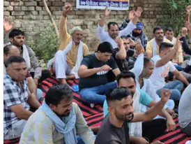 सीमा पर तनाव के बीच नारनौंद में बिजली कर्मचारियों का देशसेवा संकल्प