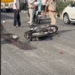 हांसी में सड़क हादसा: ट्रक की चपेट में आने से बाइक सवार की मौत, पहले कार से हुई टक्कर; ड्राइवर मौके से फरार, मृतक की पहचान अब तक अज्ञात