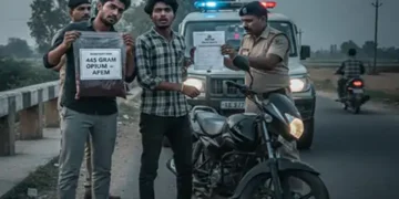 नारनौंद में अफीम तस्करी का भंडाफोड़: दो युवक गिरफ्तार, 1.20 लाख में खरीदा था नशीला पदार्थ